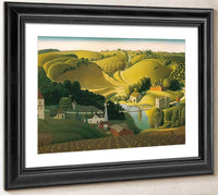 Stone City By Grant Wood Fine Art Print