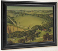 Stone City Landscape By Marvin Dorwart Cone Fine Art Print