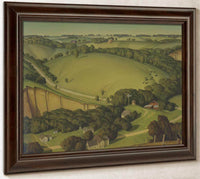 Stone City Landscape By Marvin Dorwart Cone Fine Art Print