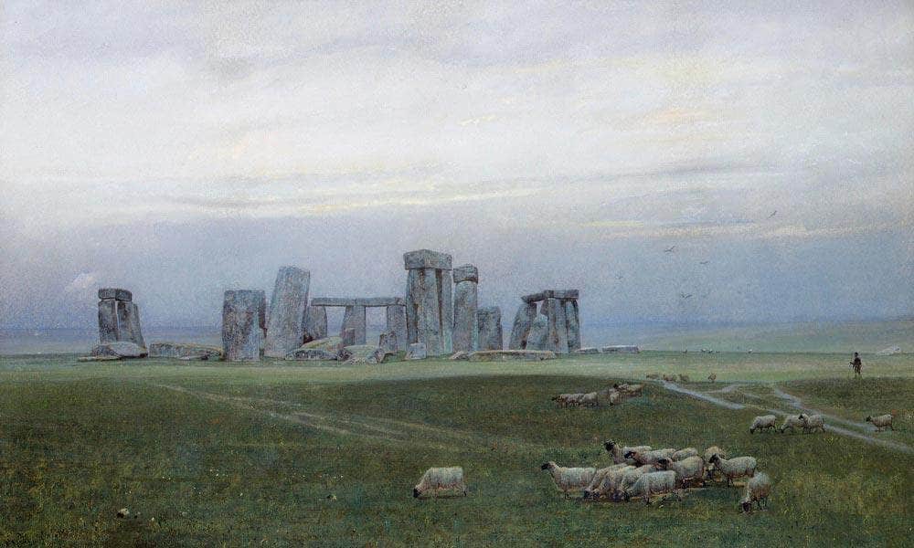 Stonehenge By William Trost Richards Fine Art Print