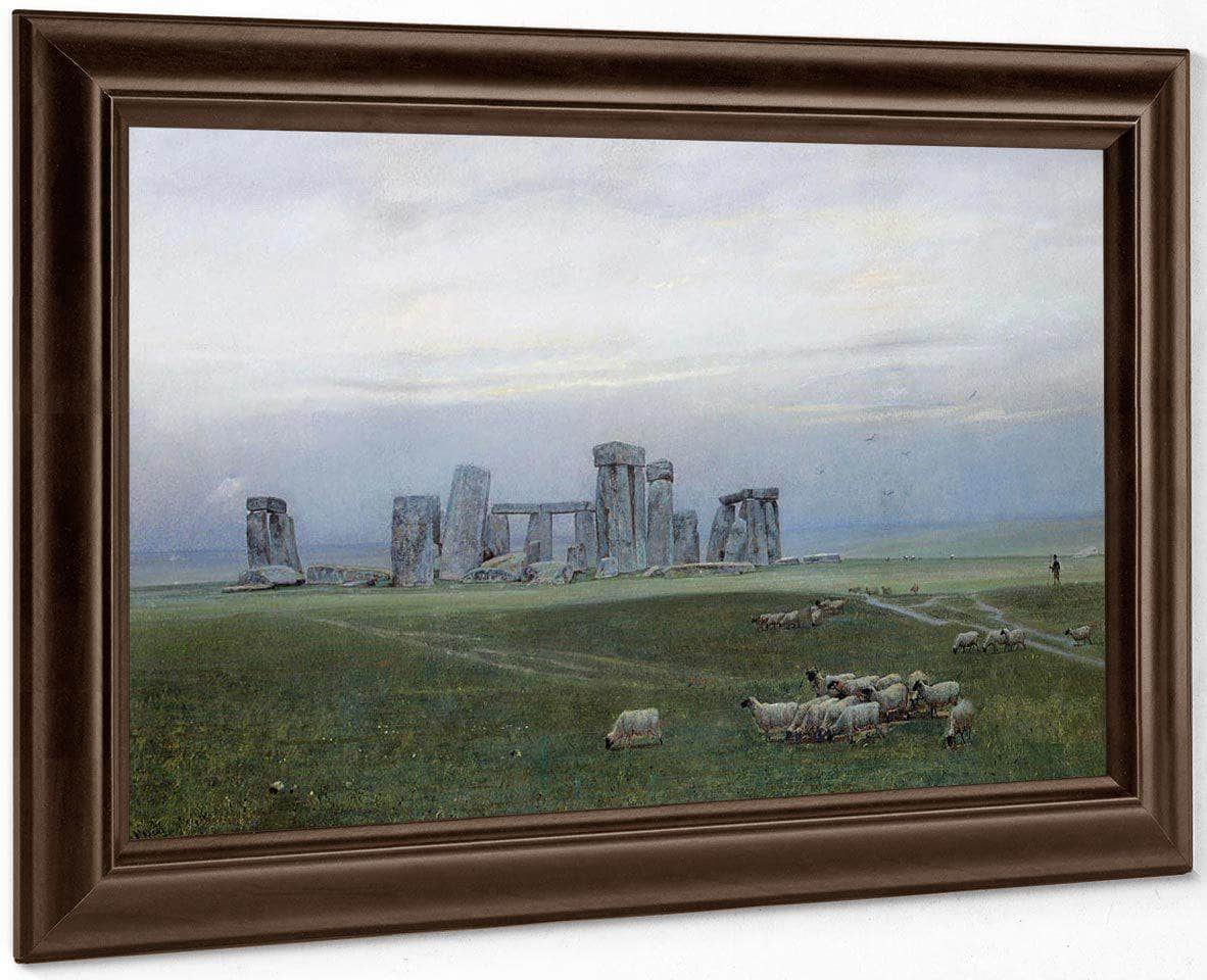 Stonehenge By William Trost Richards Fine Art Print