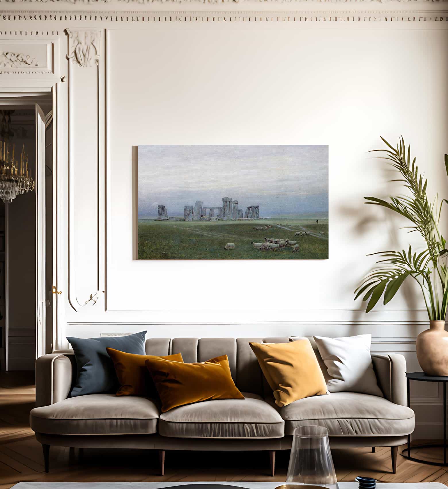 Stonehenge By William Trost Richards Fine Art Print