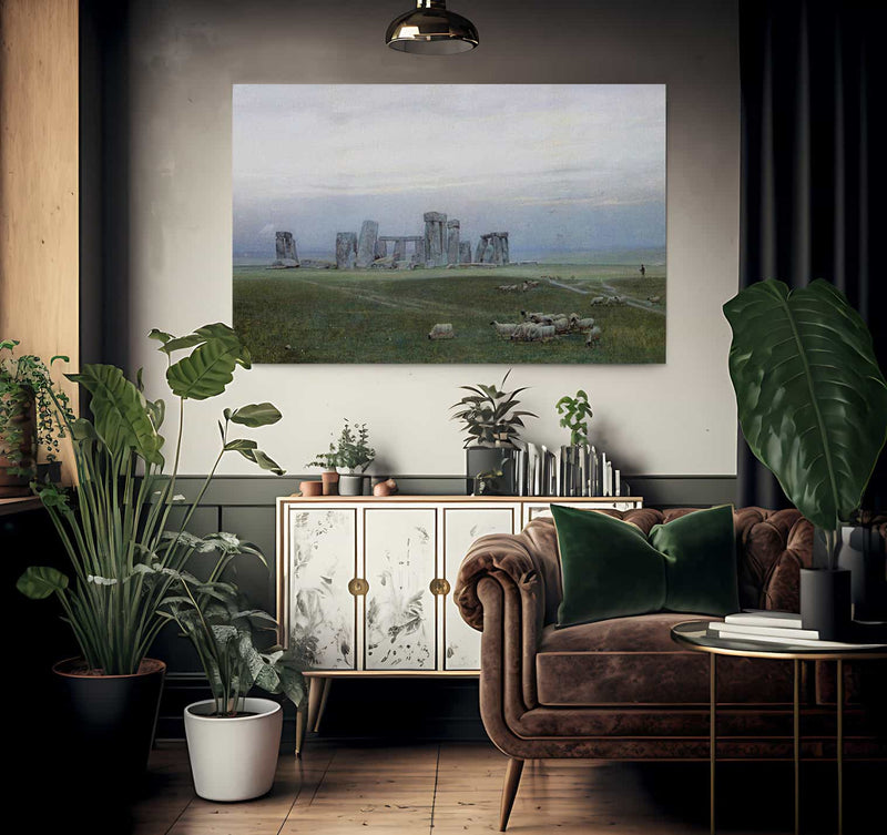 Stonehenge By William Trost Richards Fine Art Print