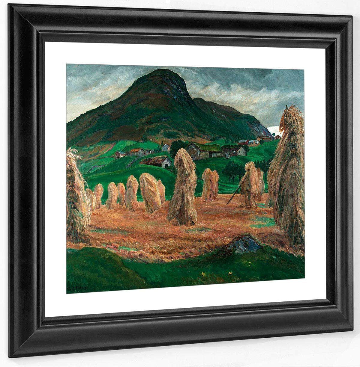 Stook (With Face) By Nicolai Astrup Fine Art Print