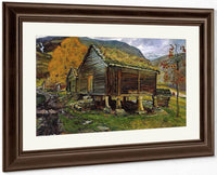 Storehouse In Jølster By Nicolai Astrup Fine Art Print