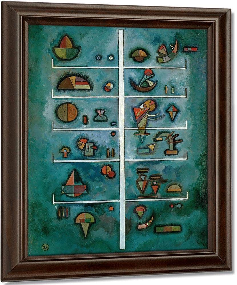 Storeys 1929 By Wassily Kandinsky Fine Art Print