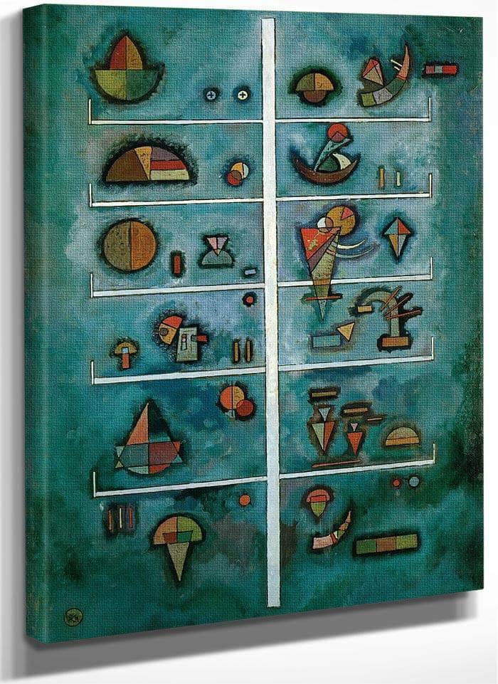 Storeys 1929 By Wassily Kandinsky Fine Art Print