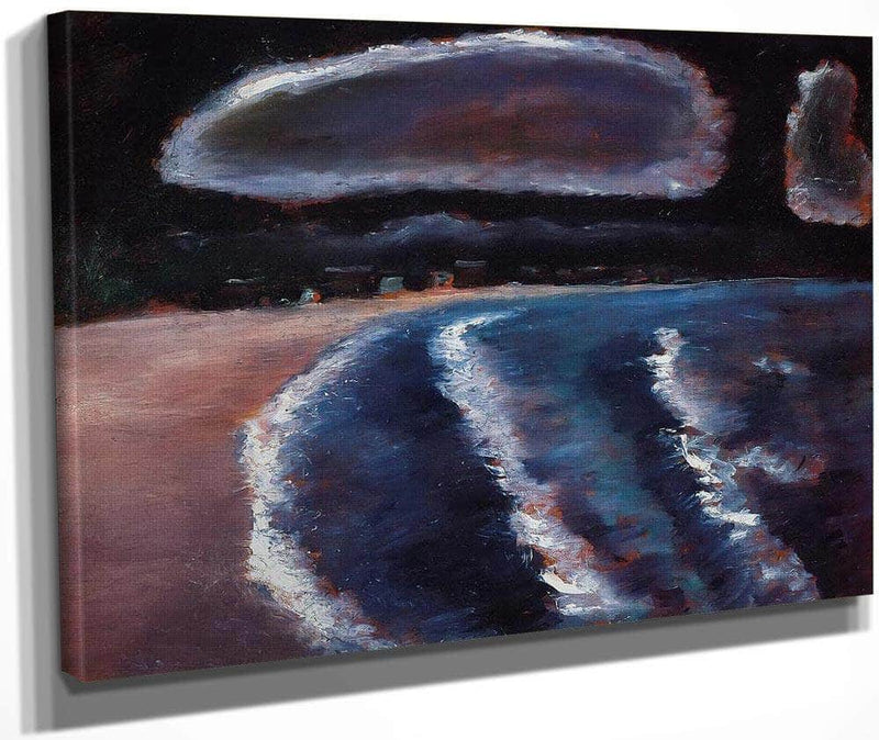 Storm Down Pine Point Way Old Orchard Maine By Marsden Hartley Fine Art Print