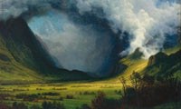 Storm In The Mountains By Albert Bierstadt Fine Art Print
