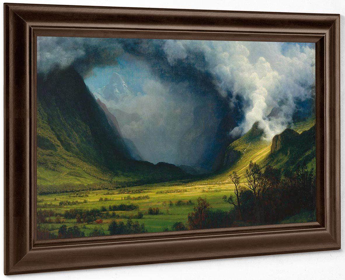 Storm In The Mountains By Albert Bierstadt Fine Art Print