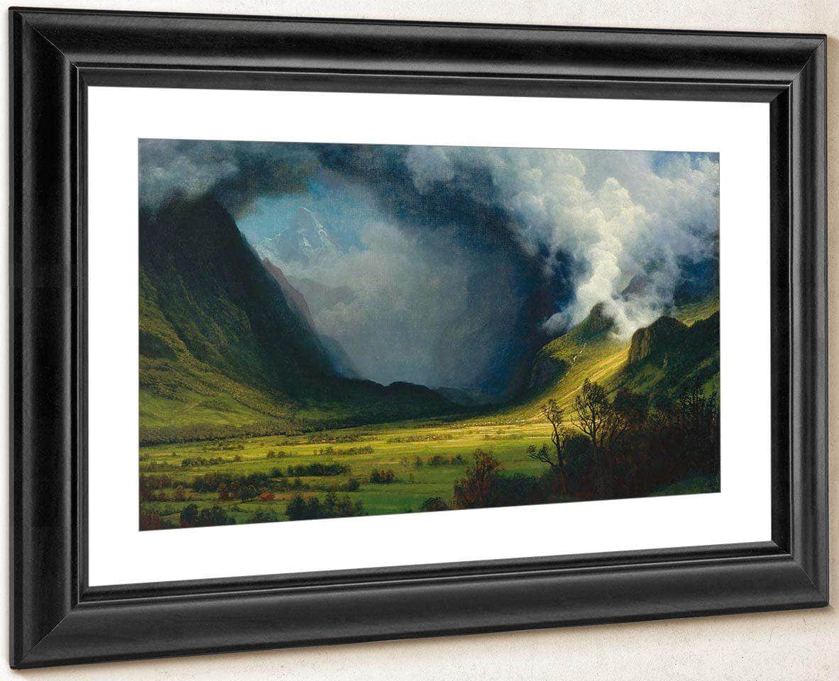 Storm In The Mountains By Albert Bierstadt Fine Art Print