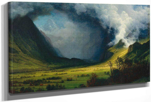 Storm In The Mountains By Albert Bierstadt Fine Art Print
