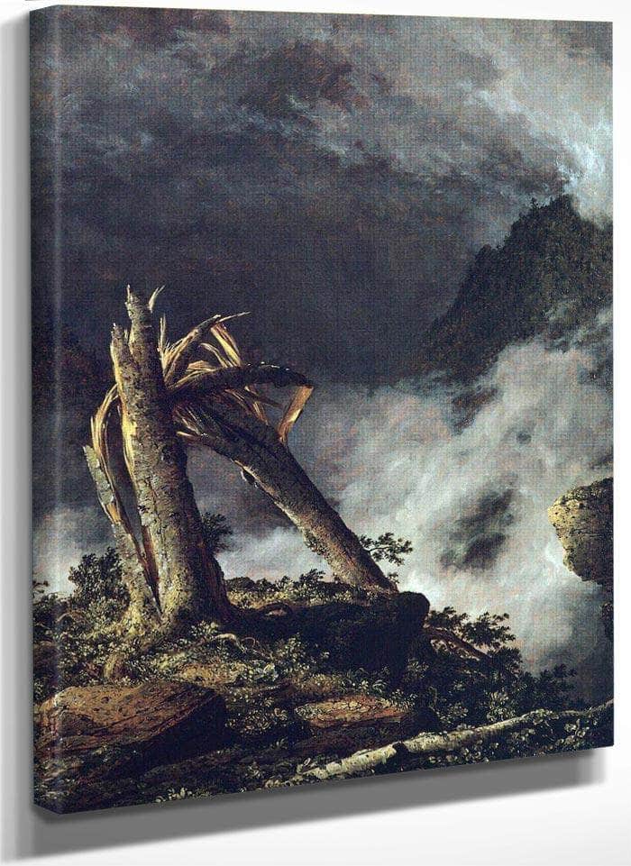 Storm In The Mountains By Fredric Edwin Church Fine Art Print