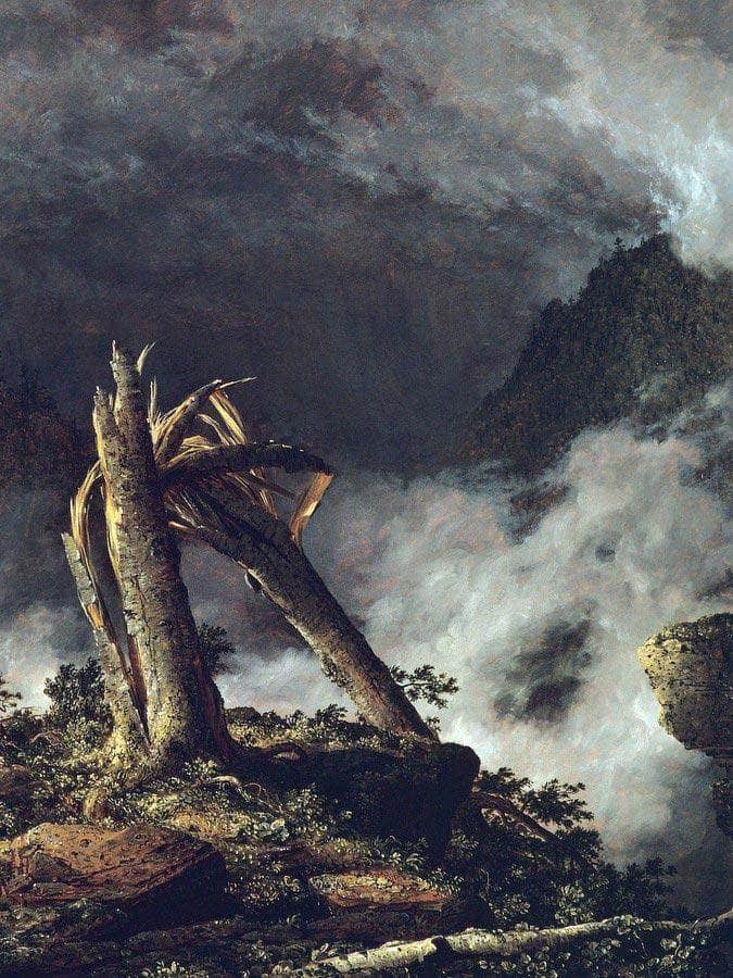 Storm In The Mountains By Fredric Edwin Church Fine Art Print