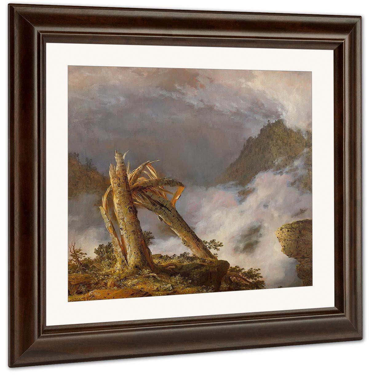 Storm In The Mountains By Fredric Edwin Church By 01 Fine Art Print