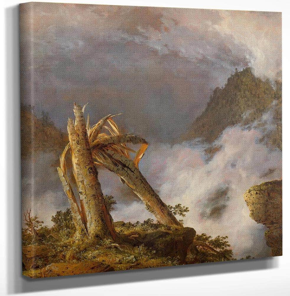 Storm In The Mountains By Fredric Edwin Church By 01 Fine Art Print