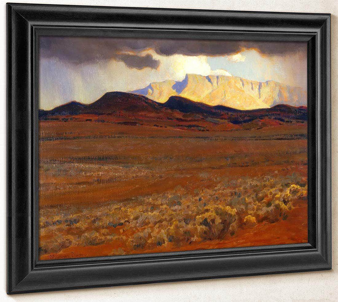 Storm On The Desert By Maynard Dixon Fine Art Print