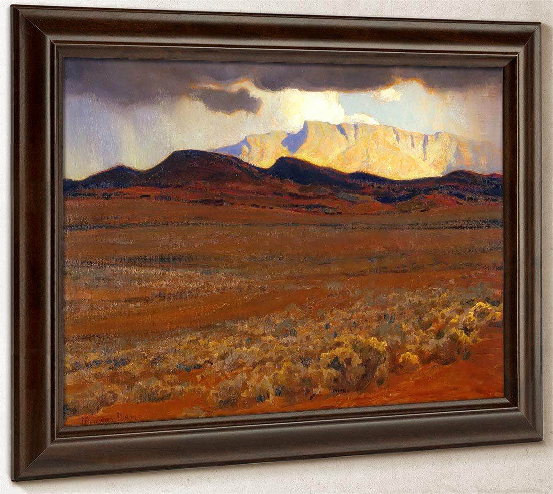 Storm On The Desert By Maynard Dixon Fine Art Print