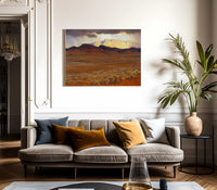 Storm On The Desert By Maynard Dixon Fine Art Print