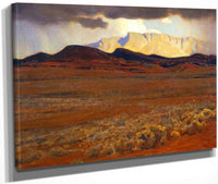Storm On The Desert By Maynard Dixon Fine Art Print