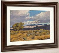 Storm Shadows On Coso Range 1919 By Maynard Dixon Fine Art Print