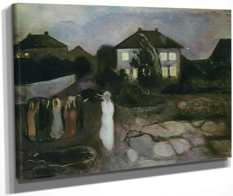 Stormy Night 1893 By Edvard Munch Fine Art Print