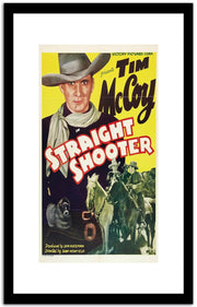 Straight Shooter  Vintage Poster Fine Art Print