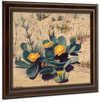 Strangers From Far Away (Cactus) By Frank V. Dudley Fine Art Print