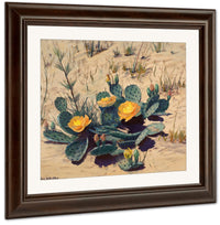 Strangers From Far Away (Cactus) By Frank V. Dudley Fine Art Print