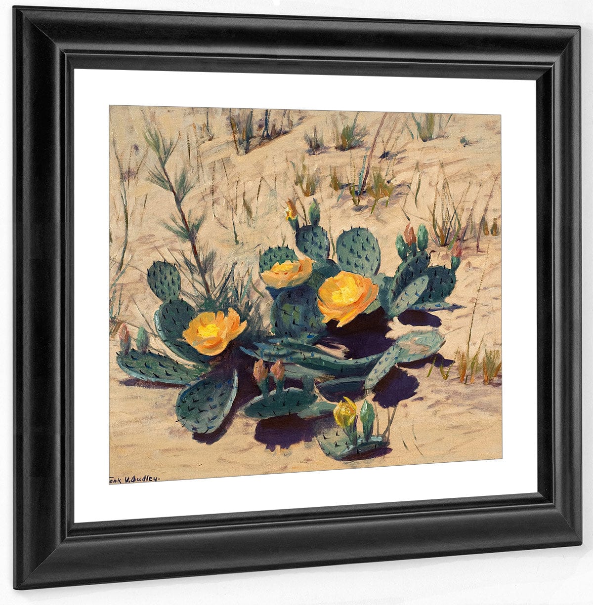 Strangers From Far Away (Cactus) By Frank V. Dudley Fine Art Print