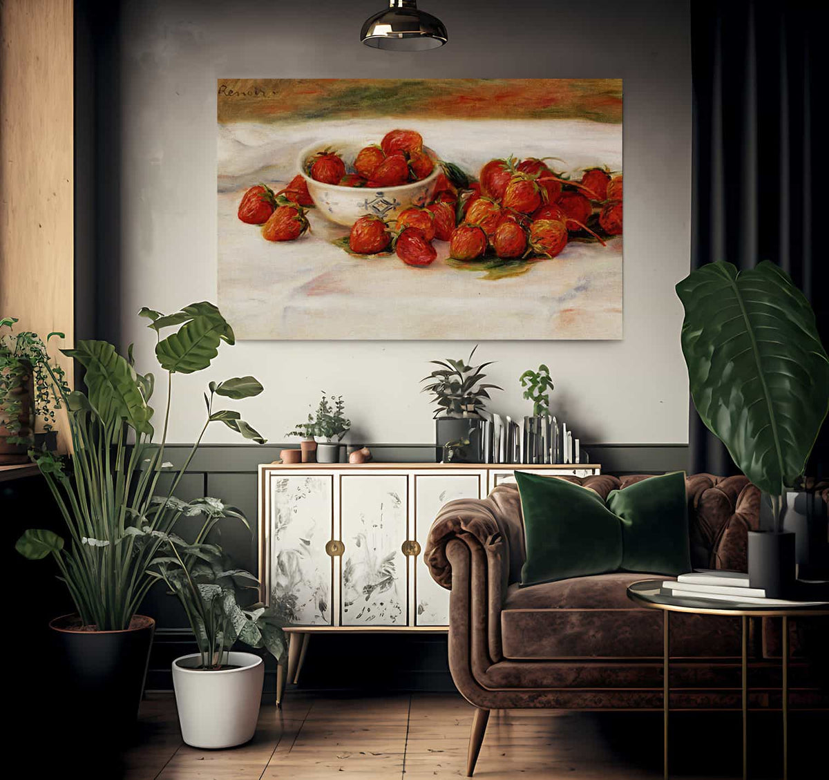 Strawberries By Pierre Auguste Renoir Fine Art Print