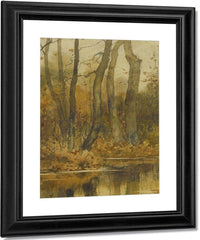 Stream In The Woods By Childe Hassam Fine Art Print