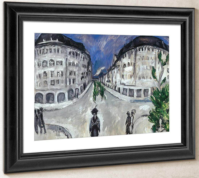 Street By Schoneberg Park By Ernst Ludwig Kirchner Fine Art Print