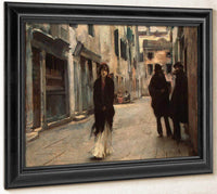 Street In Venice By John Singer Sargent Fine Art Print