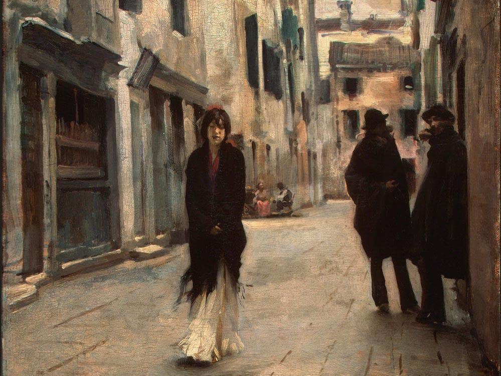 Street In Venice By John Singer Sargent Fine Art Print