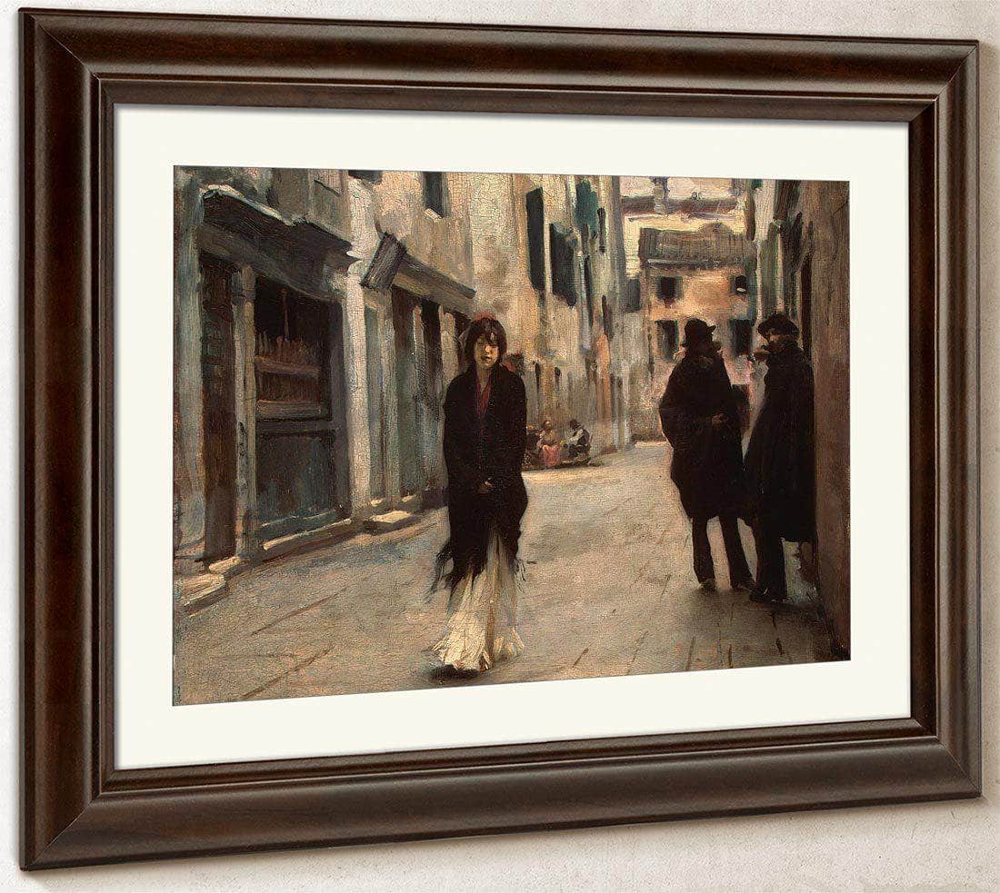 Street In Venice By John Singer Sargent Fine Art Print
