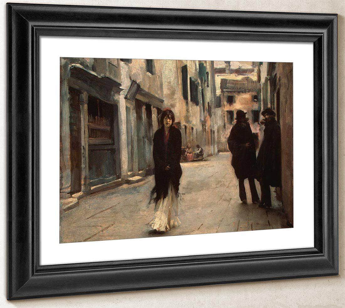 Street In Venice By John Singer Sargent Fine Art Print