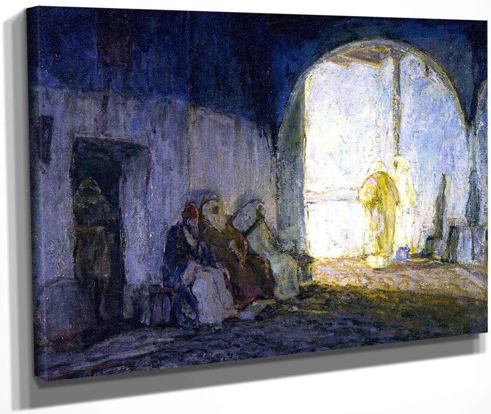 Street Scene, Tangiers By Henry Ossawa Tanner Fine Art Print