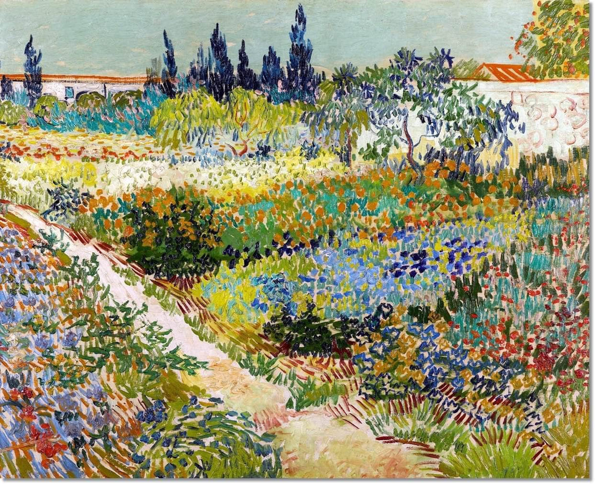 Stretched Canvas Garden At Arles Painting Vincent Van Gogh Canvas Art Fine Art Print