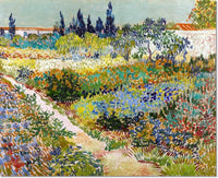 Stretched Canvas Garden At Arles Painting Vincent Van Gogh Canvas Art Fine Art Print