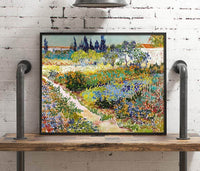Stretched Canvas Garden At Arles Painting Vincent Van Gogh Canvas Art Fine Art Print
