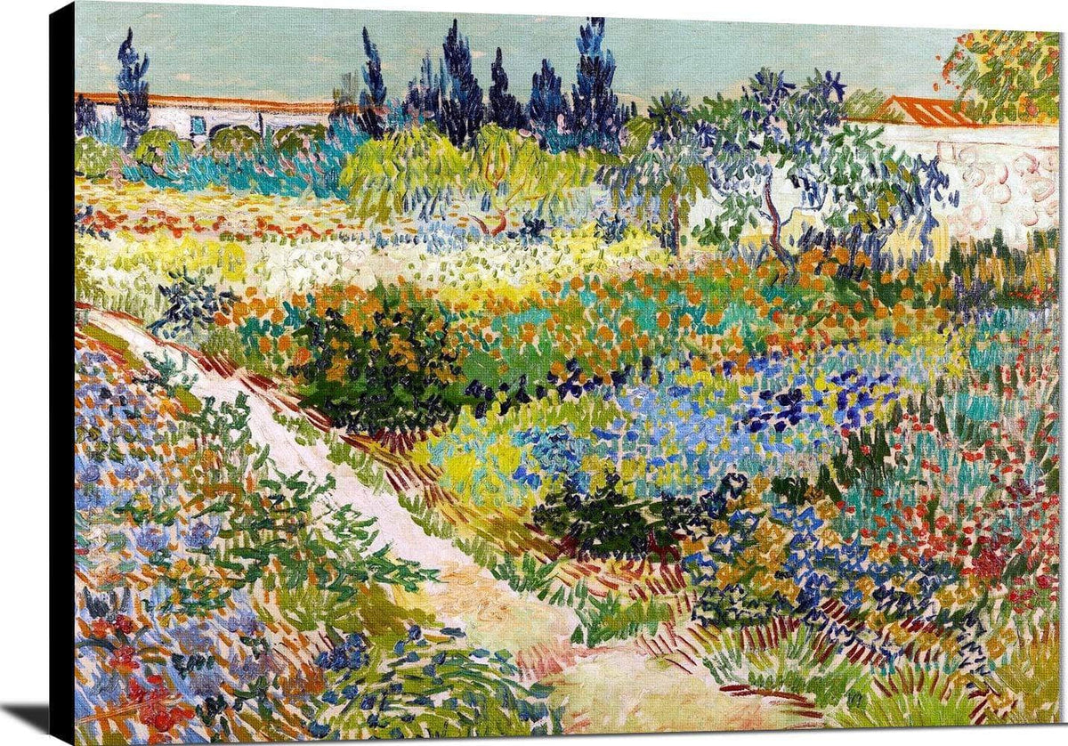 Stretched Canvas Garden At Arles Painting Vincent Van Gogh Canvas Art Fine Art Print
