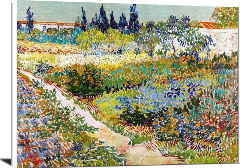 Stretched Canvas Garden At Arles Painting Vincent Van Gogh Canvas Art Fine Art Print