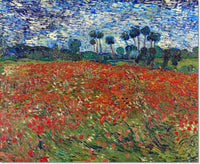 Stretched Canvas Poppy Field Painting Vincent Van Gogh Canvas Art Fine Art Print