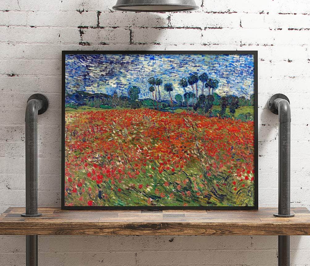 Stretched Canvas Poppy Field Painting Vincent Van Gogh Canvas Art Fine Art Print