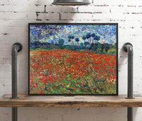 Stretched Canvas Poppy Field Painting Vincent Van Gogh Canvas Art Fine Art Print