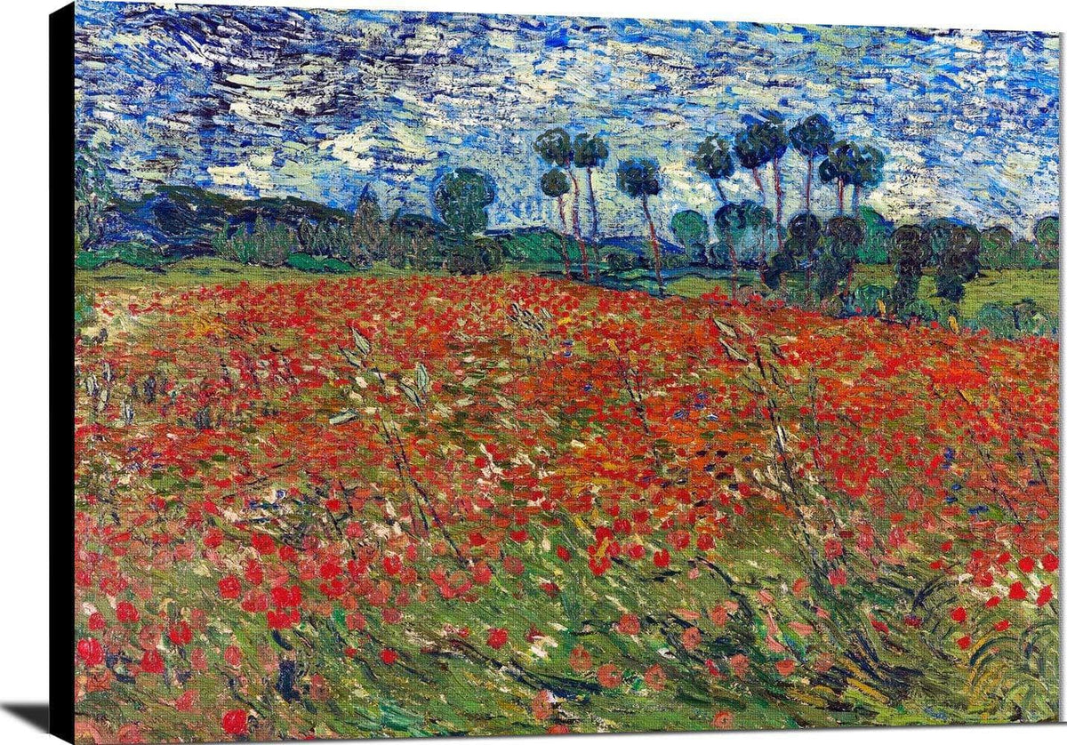 Stretched Canvas Poppy Field Painting Vincent Van Gogh Canvas Art Fine Art Print