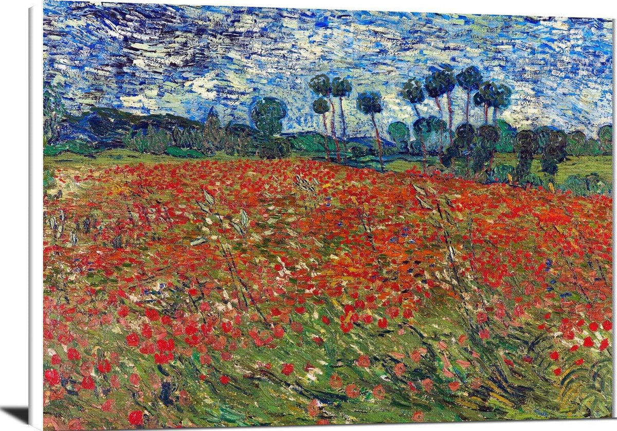 Stretched Canvas Poppy Field Painting Vincent Van Gogh Canvas Art Fine Art Print