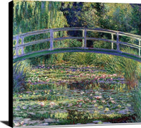Stretched Canvas Water Lilies Japanese Bridge Painting Claude Monet Canvas Art Fine Art Print