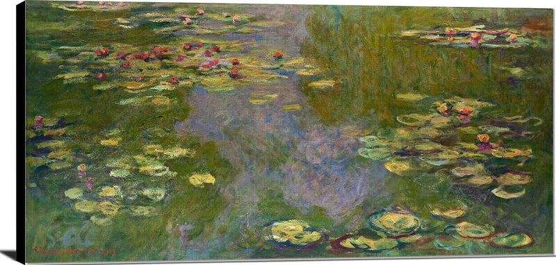 Stretched Canvas Water Lilies Painting Claude Monet Canvas Art Fine Art Print